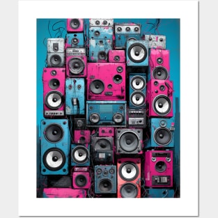 Vintage Audio Sound System Posters and Art